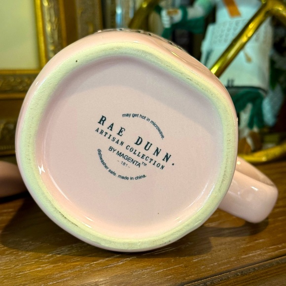 Rae Dunn Magenta “Hunny Bunny” Easter Bunny Mug with Topper - Picture 9 of 9
